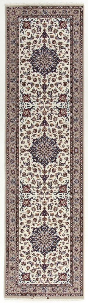 Isfahan Tappeto persiano 290x80 (Iran) Annodato A Mano