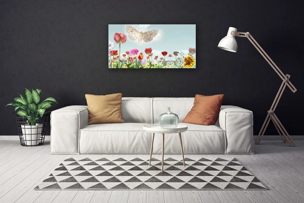 Quadro su tela Fiori, piante, natura 100x50 cm