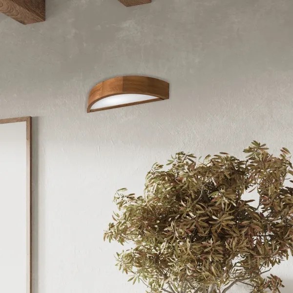 Brilagi - Lampada da parete LED CARVALHO 1xE27/60W/230V rovere ciliegio