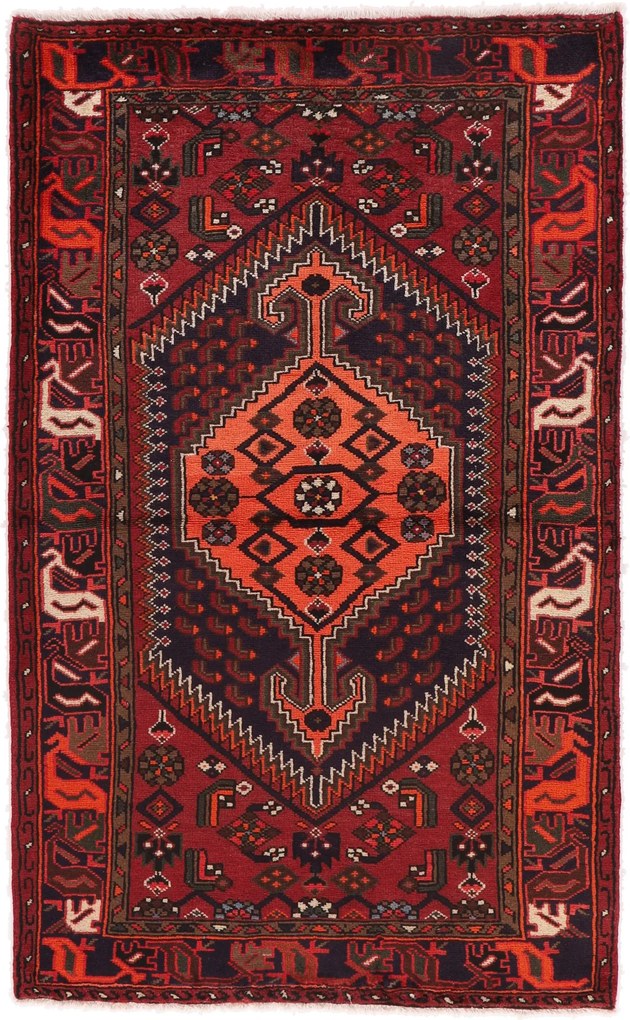 Hamedan Tappeto persiano 220x130 (Iran) Annodato A Mano