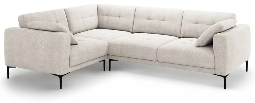 Divano angolare beige (con penisola a sinistra/a L) Bemy – Micadoni