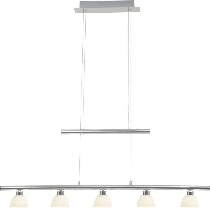 Lampadario LED moderno Tonja grigio Ø98cm, luce calda 285 lumen, BRILLIANT