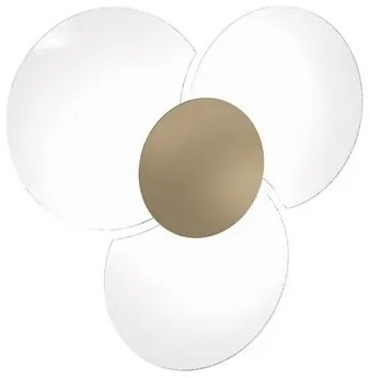 Clover applique-plafoniera d.70 cm 6 luci sabbia 1114-70-sa