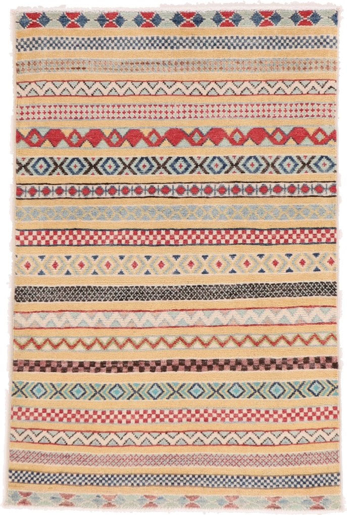 Kazak Tappeto orientale 120x80 (Pakistan) Annodato A Mano