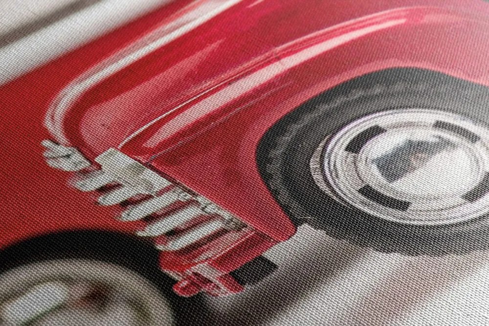 Stampa su tela – Modelli di auto colorati