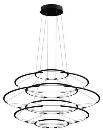 Drop 7 Lampada a Sospensione Matte Black - Nemo Lighting