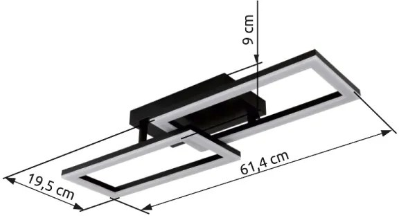Globo 67328-20O - Plafoniera LED SAPENA LED/20W/230V