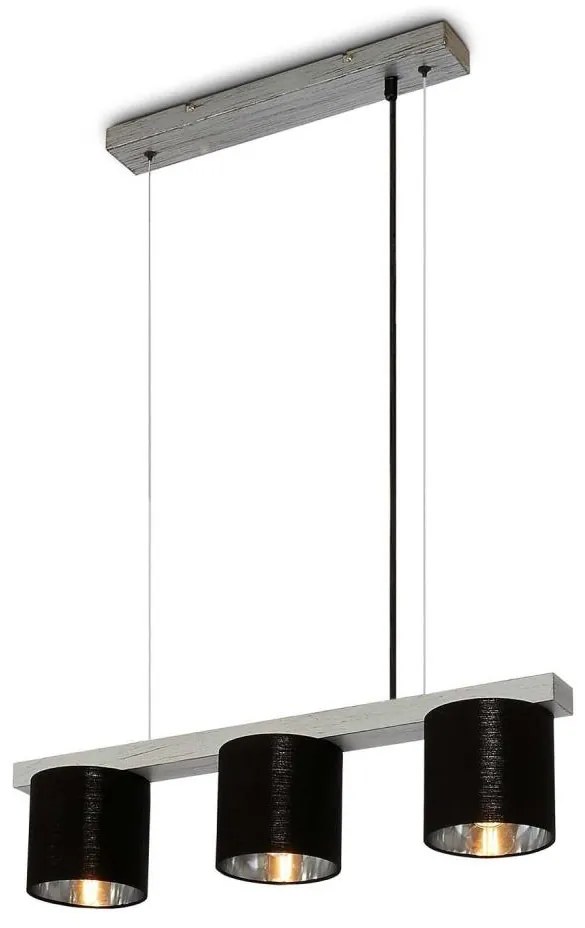 Briloner - Lampadario a sospensione con filo LURI 3xE14/25W/230V albero di caucciù