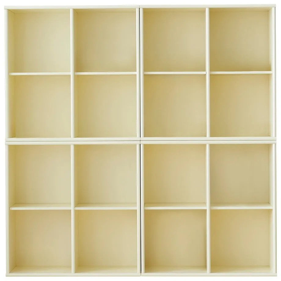 Libreria giallo chiaro da parete 140x140 cm Mistral - Hammel Furniture