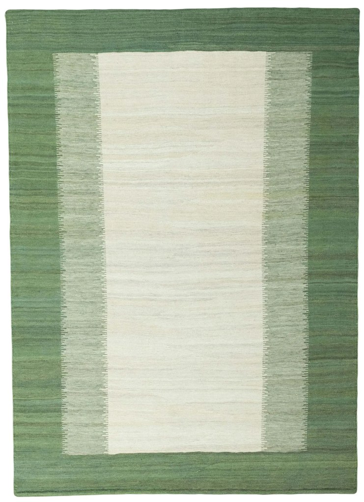 Kilim Tappeto 210x150 Beige (Iran) Tessuto A Mano