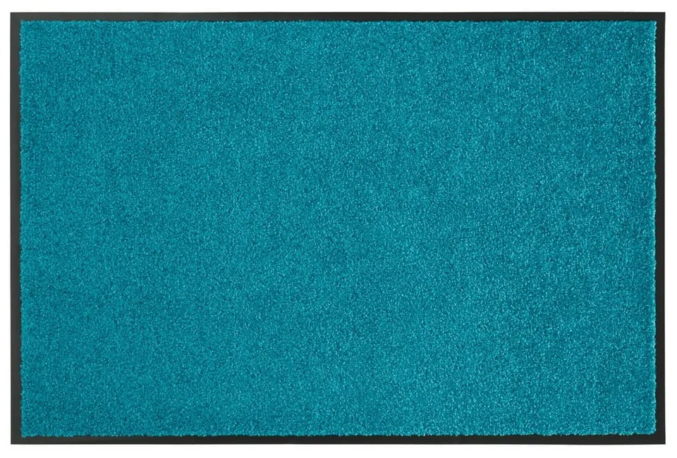 Tyrkysová rohožka Hanse Home Wash &amp; Clean, 39 x 58 cm