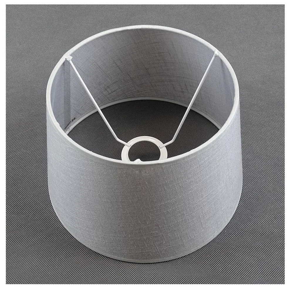 Paralume di ricambio universale LORENZO E27 16x26 cm grigio