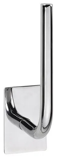 Porta carta 4,5x18 cm acciaio inox/argento