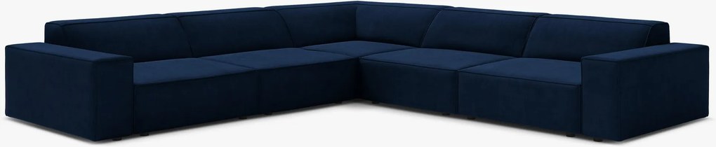 Divano angolare modulare simmetrico Jodie in velluto – L283 cm