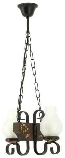 Brilagi - Lampadario a catena QUEEN 2xE14/40W/230V faggio/wengé