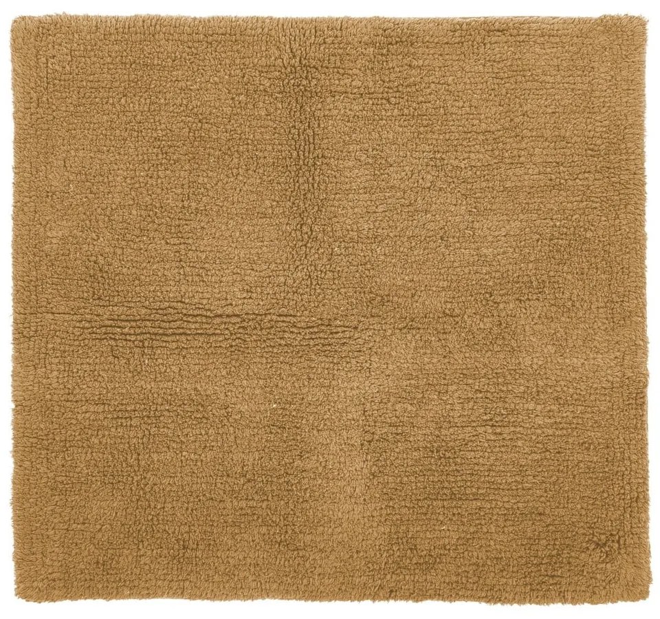Tappeto da bagno marrone cognac 60x60 cm Riva - Tiseco Home Studio
