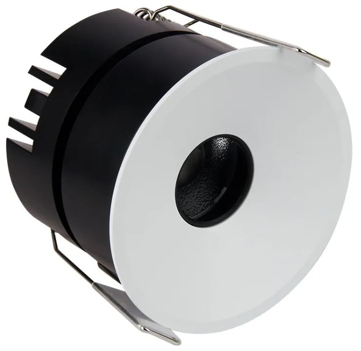 Faretto da incasso 9W RGB+CCT UGR16, IP20, Angolo 24°, foro Ø75mm Colore RGB+CCT