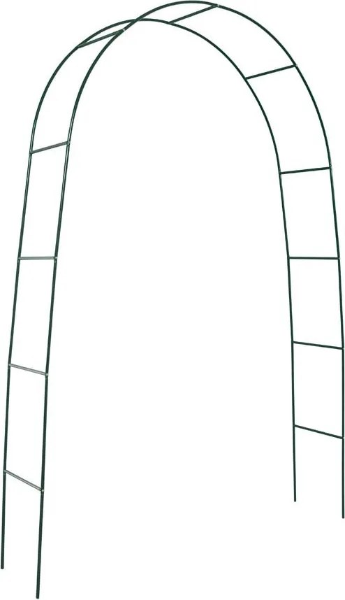 Arco da Giardino in Acciaio 37x130xh240 cm per Rampicanti Rama Verde...