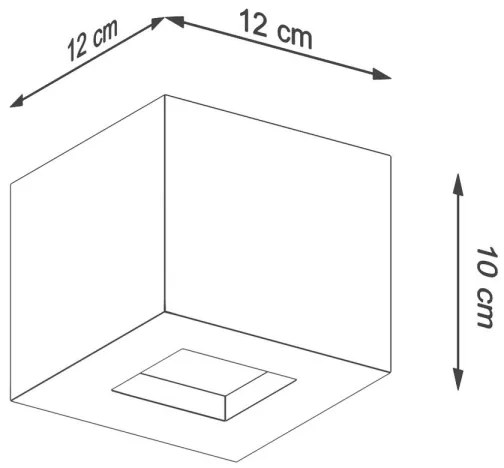 Sollux SL.0991 - Applique LEO 1xG9/40W/230V cemento