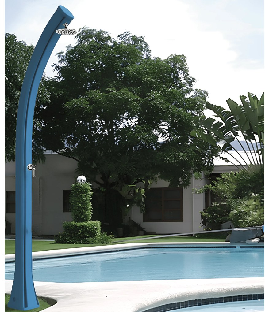 Doccia Solare Per Esterno 23 Lt Con Soffione e Miscelatore Arkema "Happy H100"