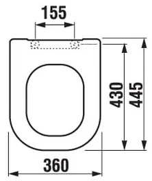 JIKA H8936113000631 - Sedile per WC SoftClose DEEP in duroplastica/bianco