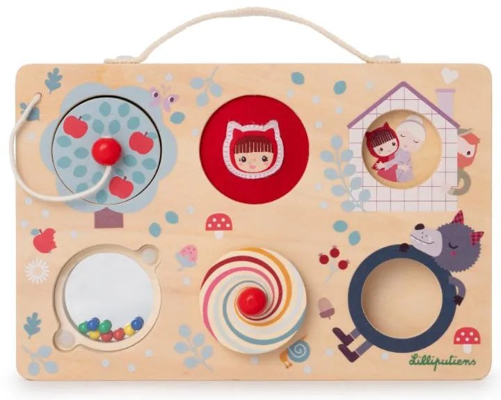 Lilliputiens - Activity Board - Cappuccetto Rosso e Louis il lupo