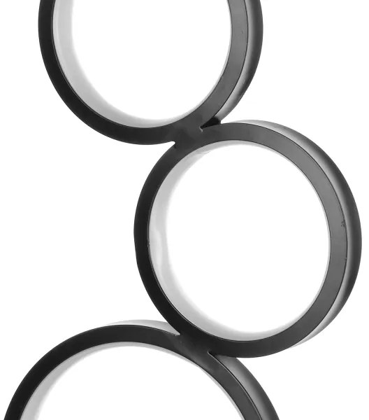 ONLI - Lampada da tavolo LED RINGS LED/17W/230V 4000K 37 cm nera