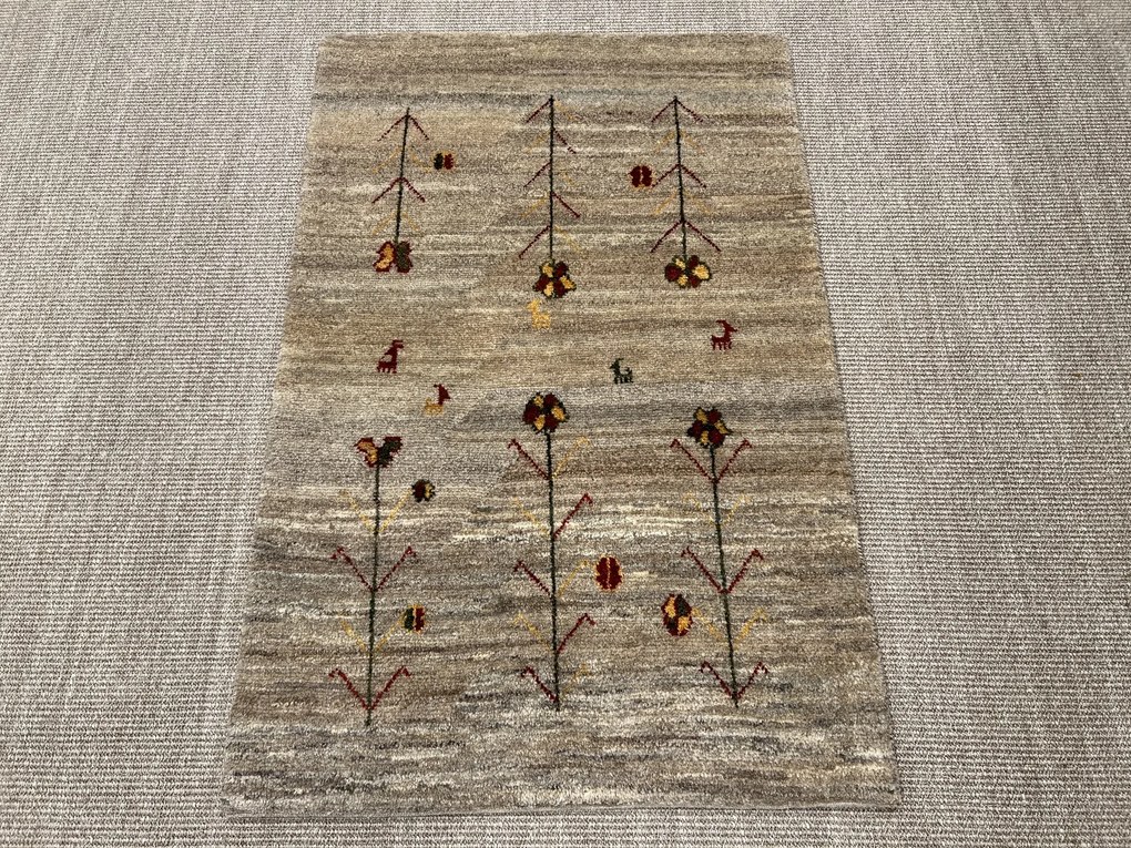 Gabbeh Tappeto persiano 80 x 120 Beige (Iran) Annodato A Mano