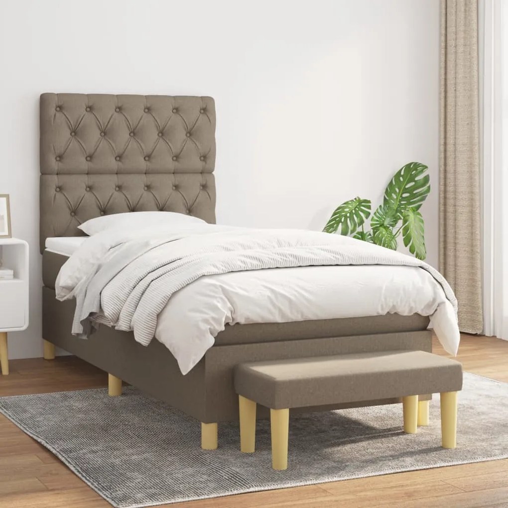 Giroletto A Molle Con Materasso Tortora 80x200 Cm İntessuto /