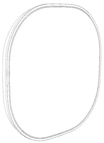 Specchio con illuminazione integrata bagno irregolare Norma L 45 x H 45 x P 3.5 cm bianco e trasparente