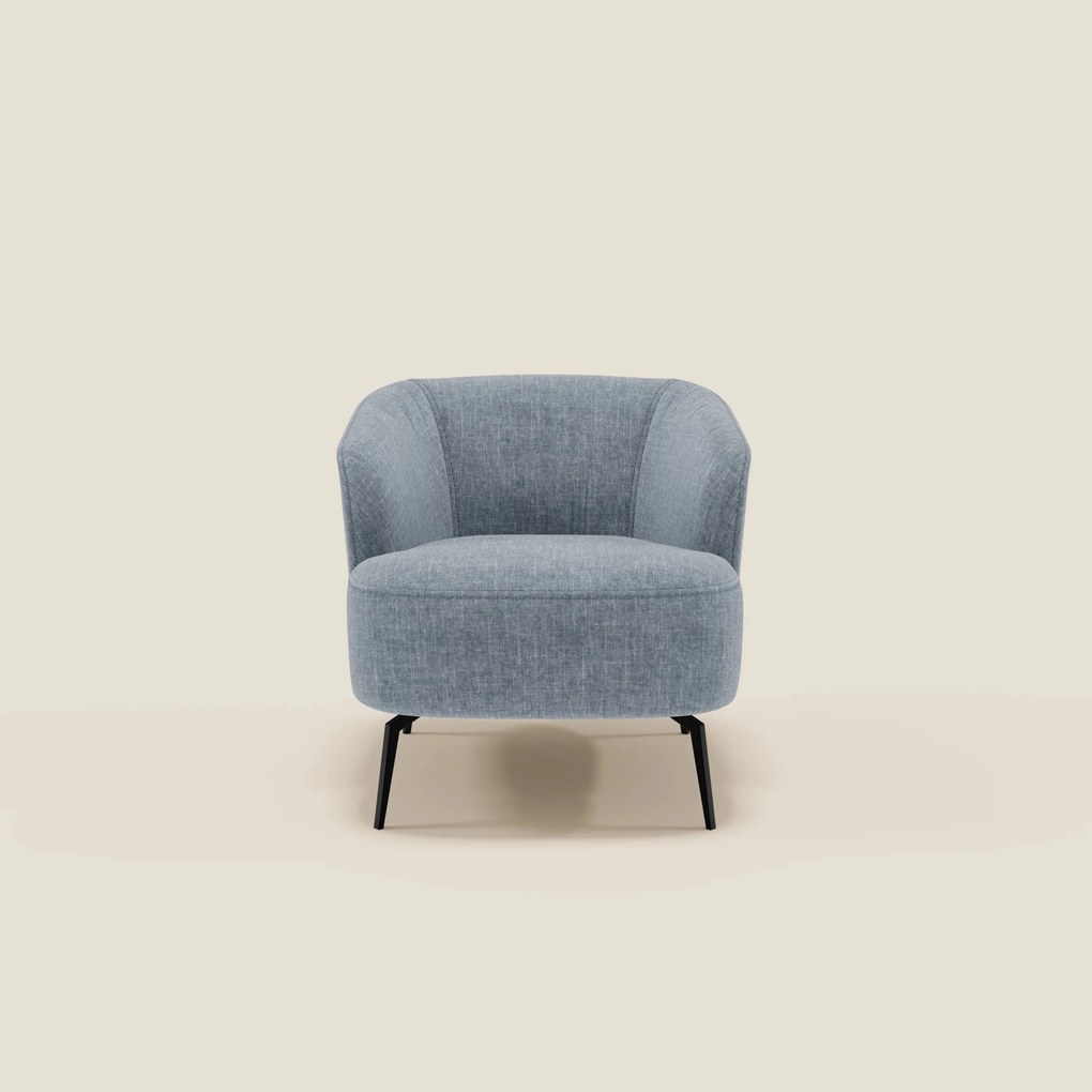 Renoa Poltroncina dall'eleganza moderna in tessuto smacchiabile T24 carta da zucchero