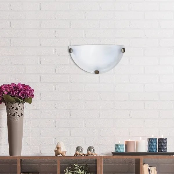 Rabalux 3003 - Applique ALABASTRO 1xE27/60W/230V, vetro alabastrino