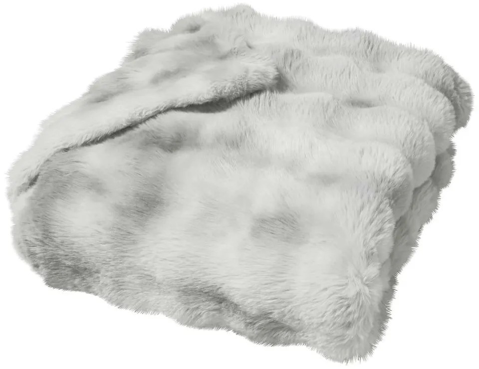 Coperta grigia in micropile 180x220 cm Mounty – douceur d'intérieur