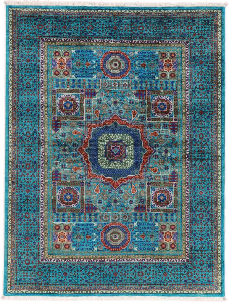 Mamluk Tappeto 160x210 (Afghanistan) Annodato A Mano