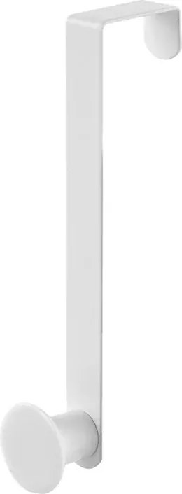 Gancio bagno singolo in acciaio e plastica bianco tondo Fiore