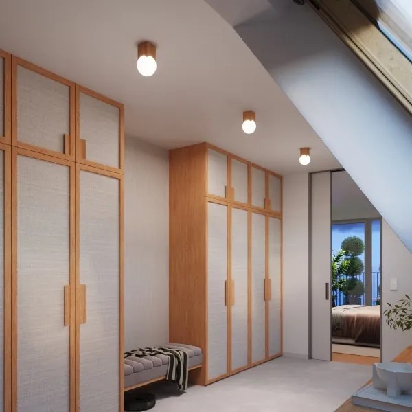 Sollux SL.1407 - Faretto SOLIS 1xG9/8W/230V faggio