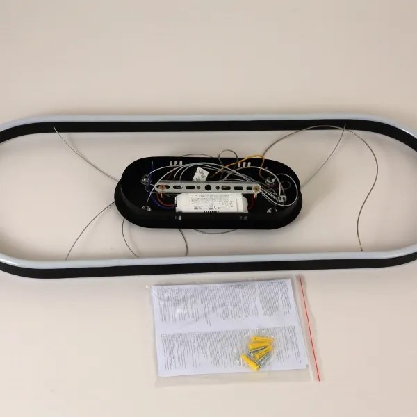 Brilagi - Lampada a sospensione LED su cavo PONDIE LED/43W/230V 80x30 cm nero