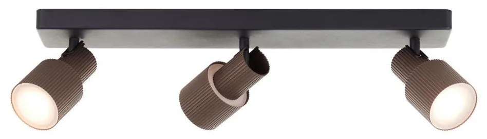 Brilliant - Faretto LED CADIZ 3xGU10/5W/230V bronzo