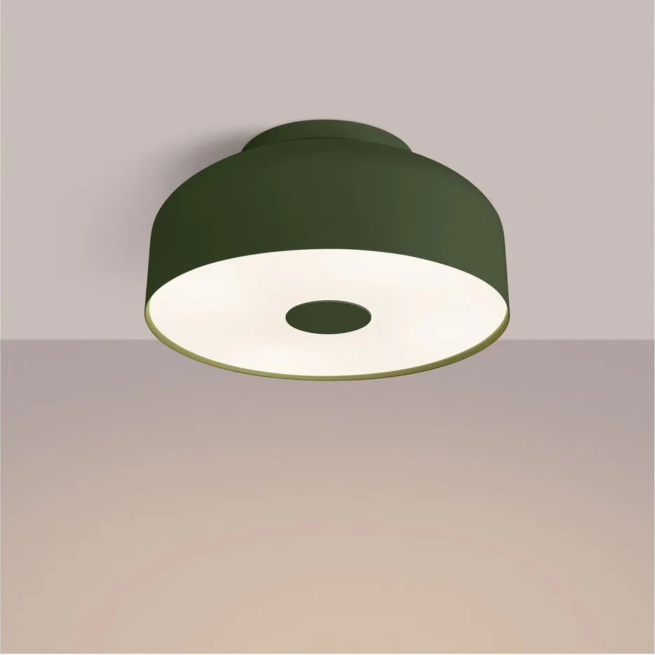 Plafoniera verde Blacko – Sollux