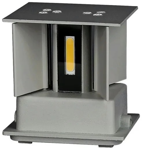 Applique LED da esterno LED/5W/230V 3000K IP65 grigio