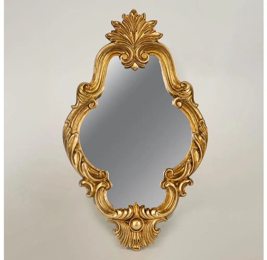 Specchio da parete 27,8x19,5 cm oro