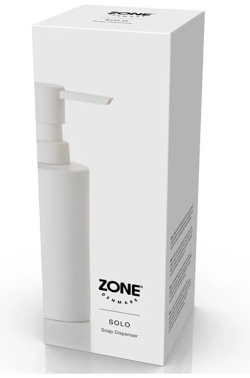 Dispenser di sapone in ceramica bianca 250 ml Solo - Zone
