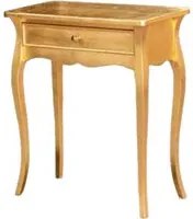 Consolle in legno foglia oro misura l.62 p.31 h.70