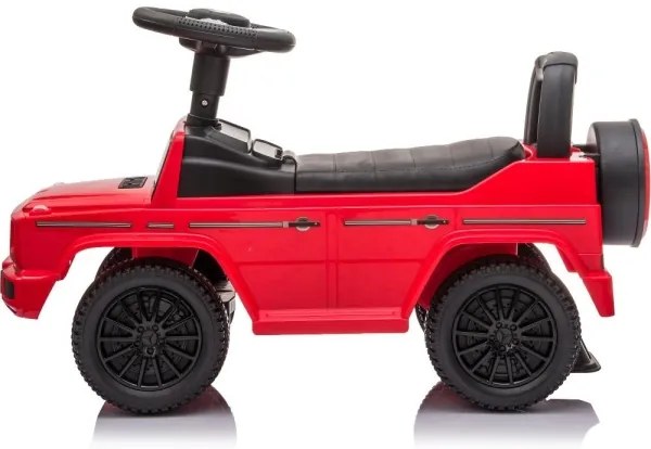 Balance bike Mercedes G350d 2xAA rosso/nero