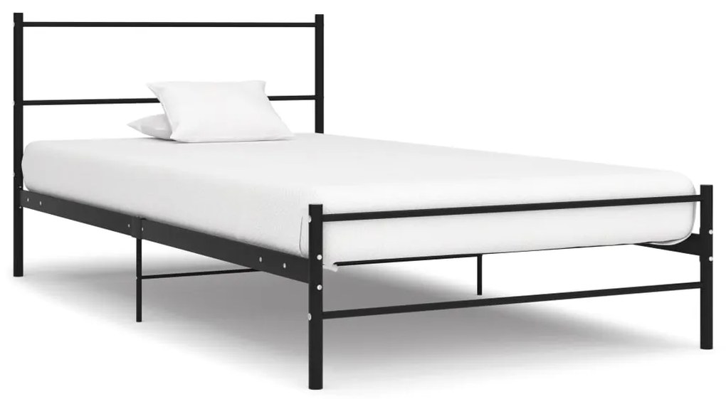Giroletto Nero İn Metallo 90x200 Cm /
