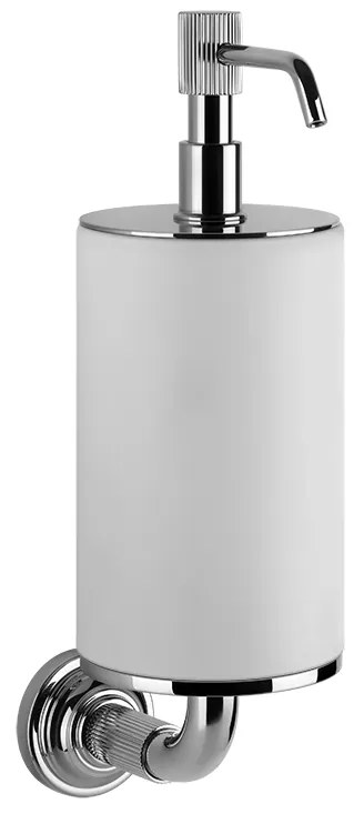 Dispenser sapone liquido a muro bianco cromo Venti20 65413 Gessi