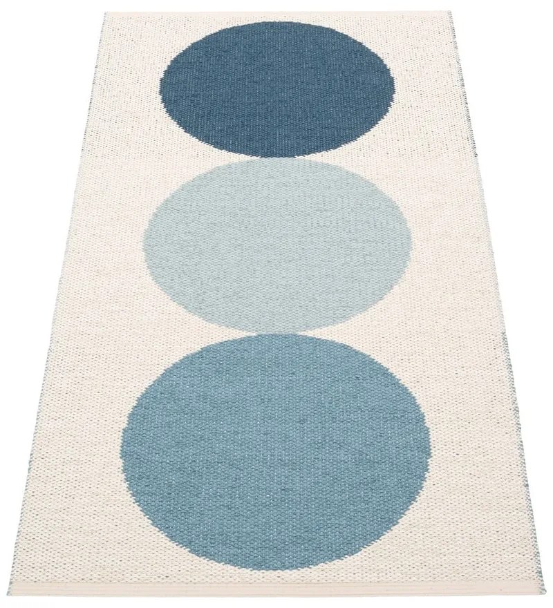 Tappeto da interno/esterno blu/color crema 70x140 cm Otto Sky – Pappelina