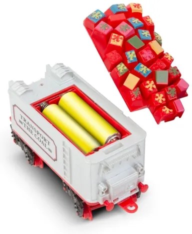 Decorazione natalizia a LED 10xLED/4xAA treno