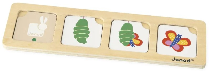 Gioco educativo per bambini - Carte sequenza - Giardino