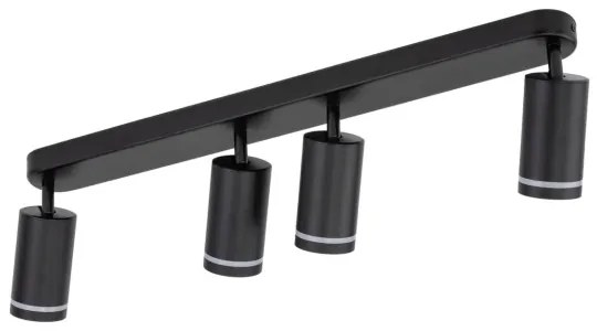 Faretto JET 4xGU10/10W/230V nero